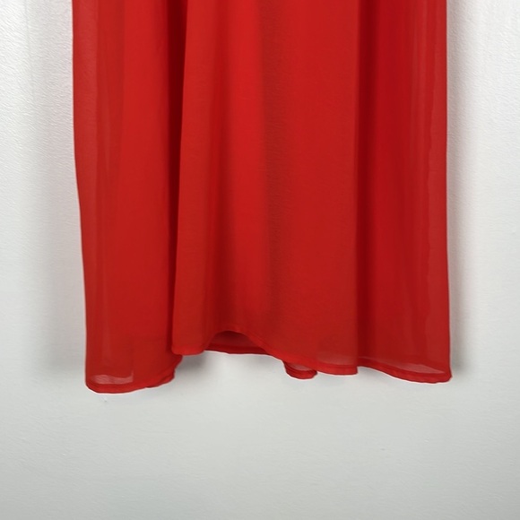 Lulus dress women's size small spaghetti strap red pullover lined sleeveless - Picture 6 of 8